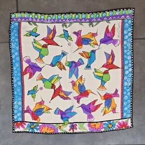 Laurel Burch Silk Square Scarf
